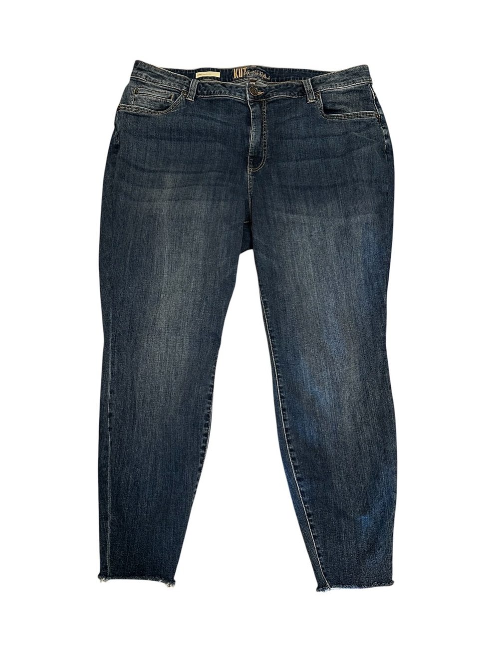 Kut from the Kloth Carlo Ankle Skinny Blue Women's Jeans Size 18W